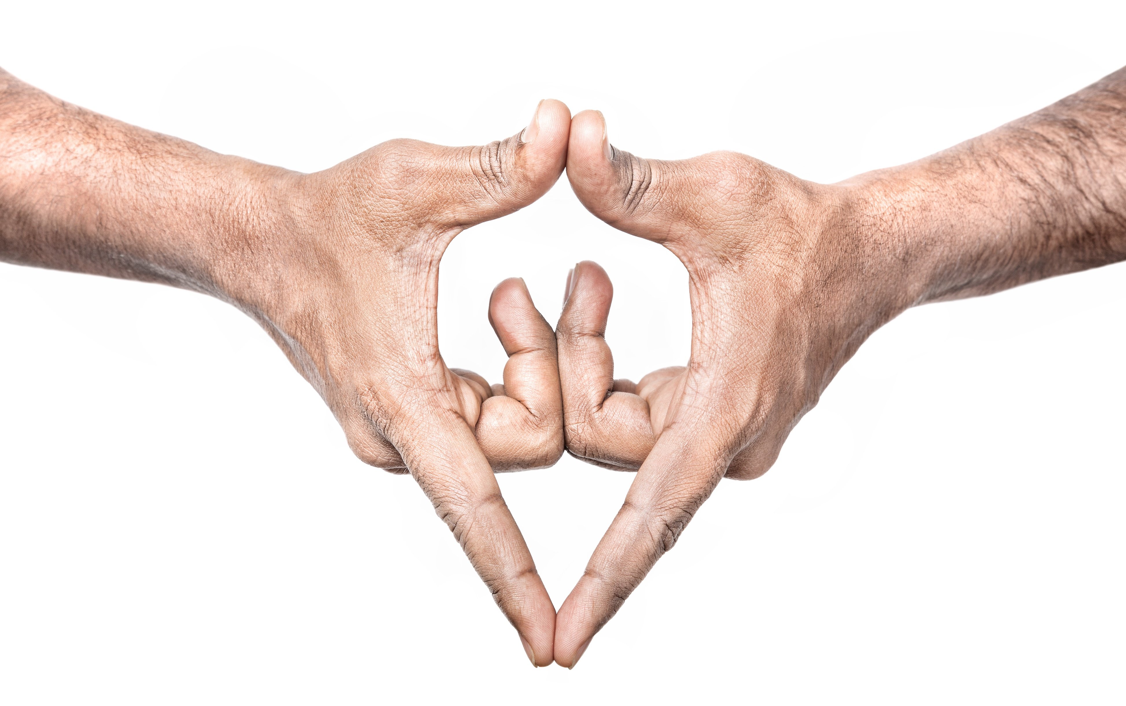 This is the hand gesture used in Yoga to represent a woman's vulva.