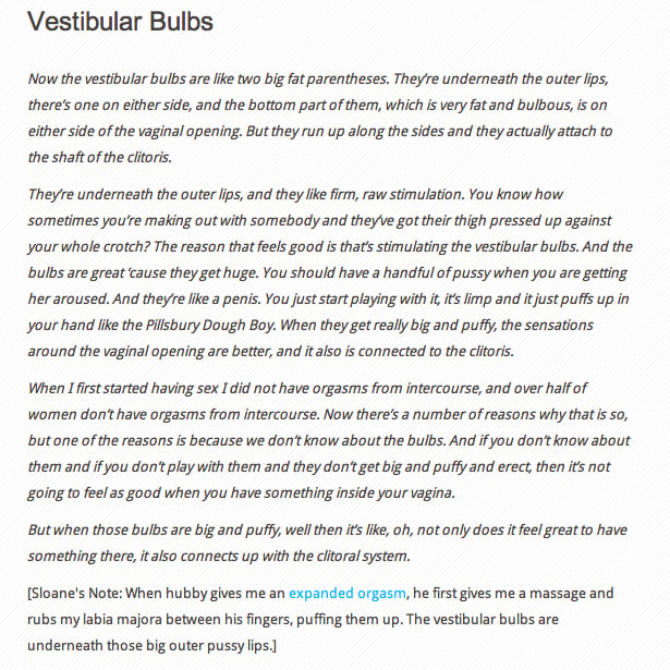 Vestibular Bulb Description