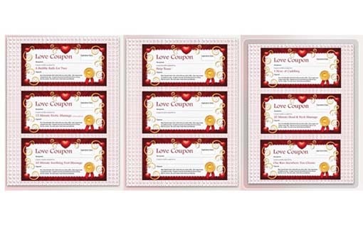 9 Love Coupons To Print Out for Valentine’s Day