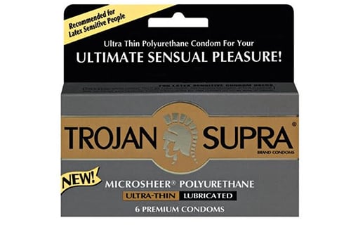 Trojan Supra polyurethane condoms
