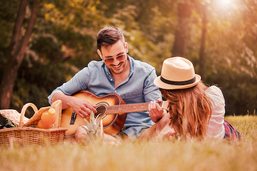 Couple In Picnic