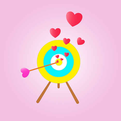 Bullseye Heart