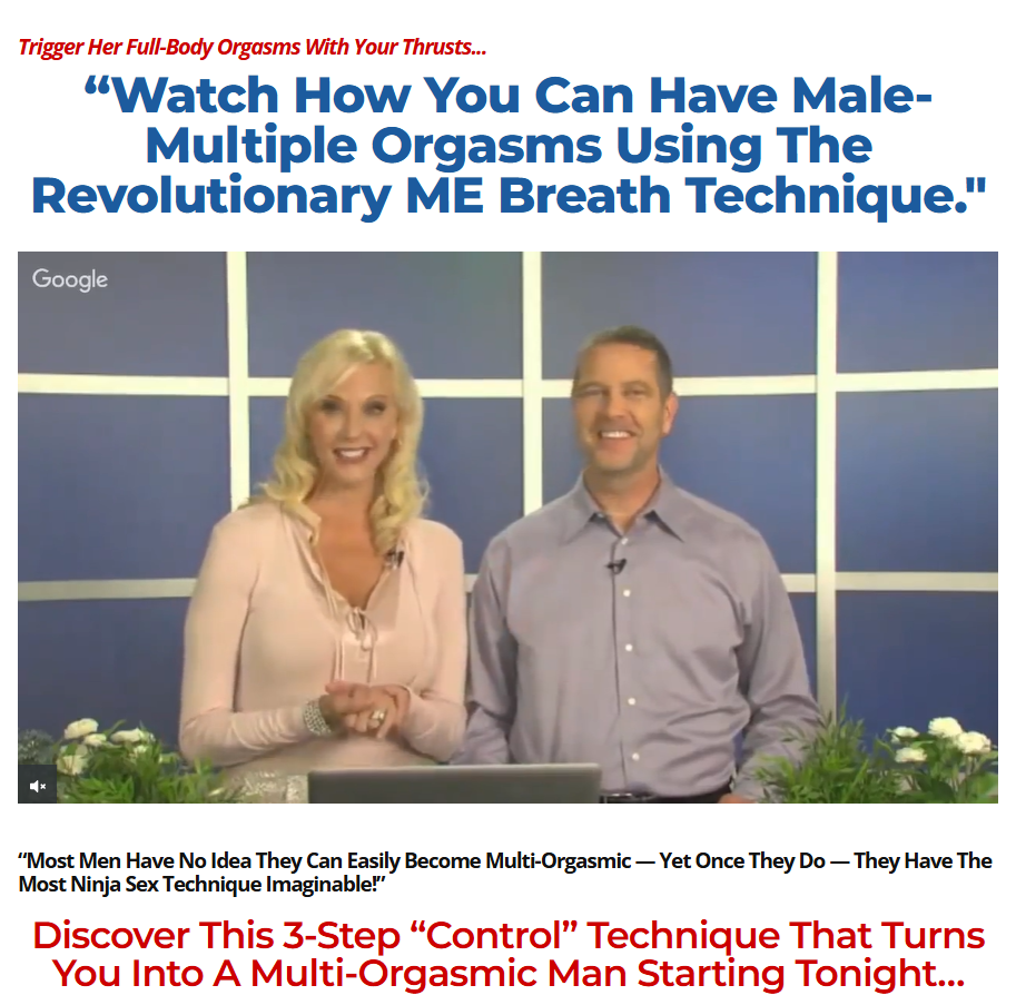 Male-Multiple Orgasm Technique 1 Susan Jim ME MOL 3 Step